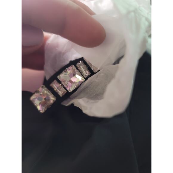 New Sachin + Babi Stacia Embellished Black Dress - Size 8 - Picture 5 of 6